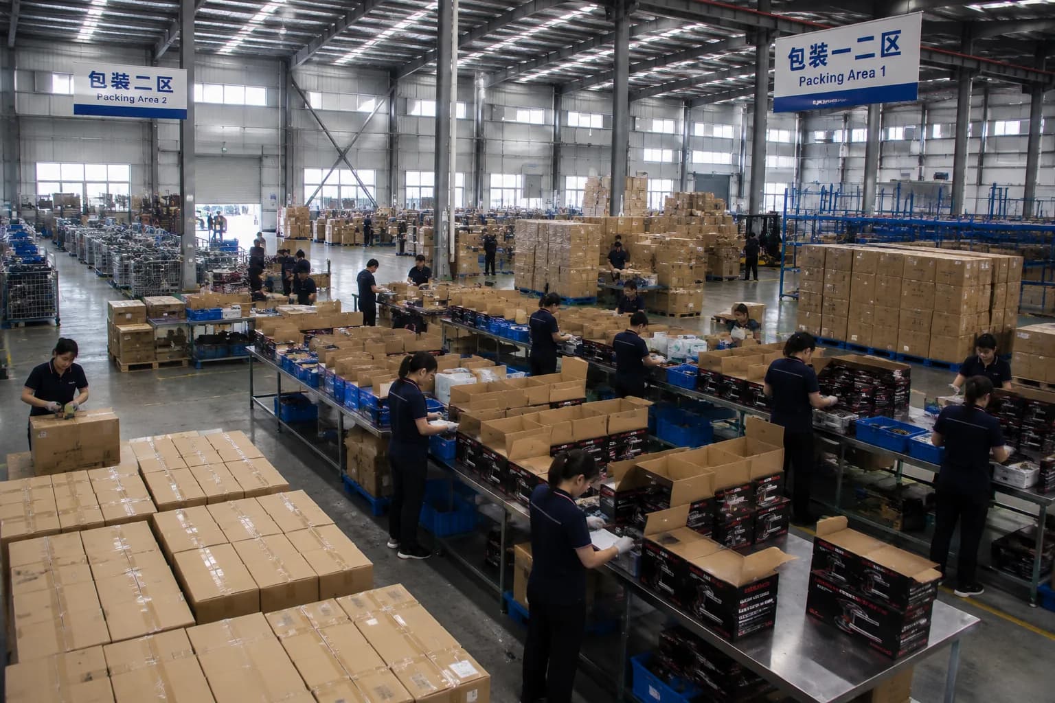 Electric grease gun production preparation