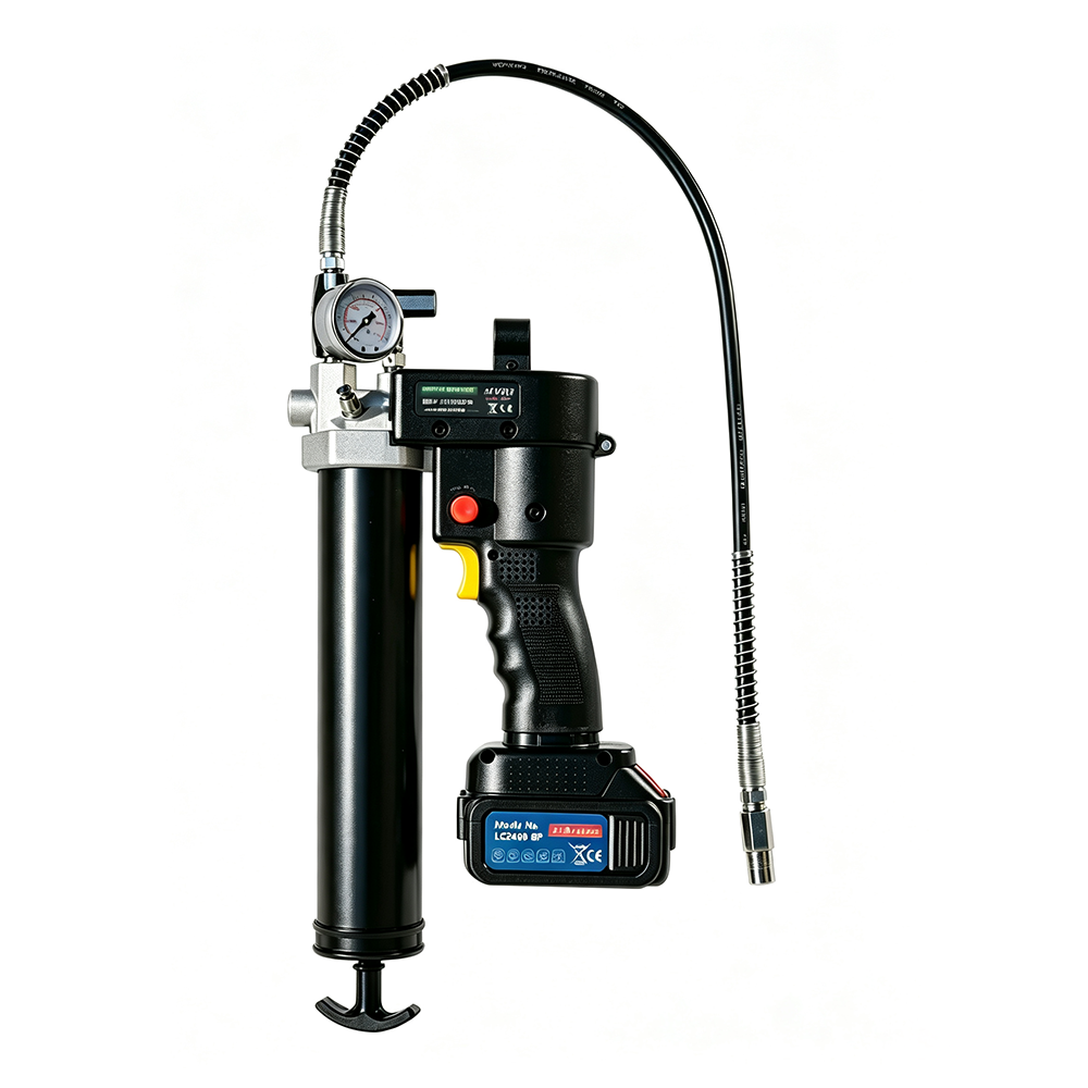 24V 10000 PSI Cordless Electric Grease Gun with Pressure Gauge – SLT2400-Y